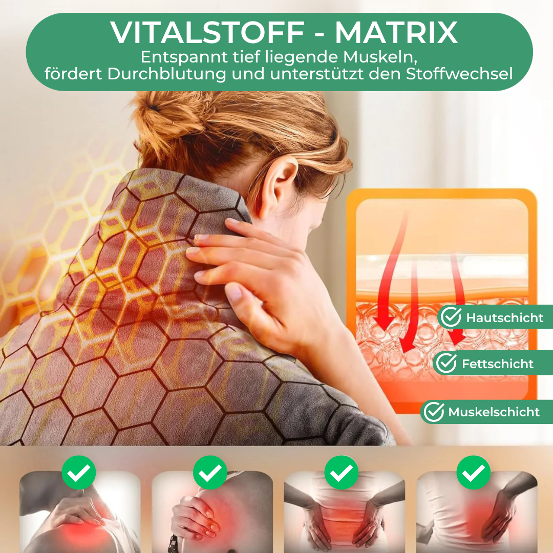 HeatCure Aura™ – Ergonomisches Heizkissen für Entspannung, Erholung & Wohlbefinden