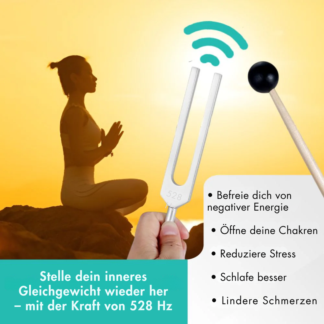 HealFrequency™ Herzresonanz - 528 Hz Klangtherapie-Instrument