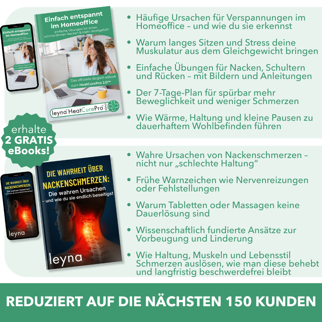 HeatCurePro 2.0™ – Professionelle Tiefenwärme-Massage für deinen Nacken