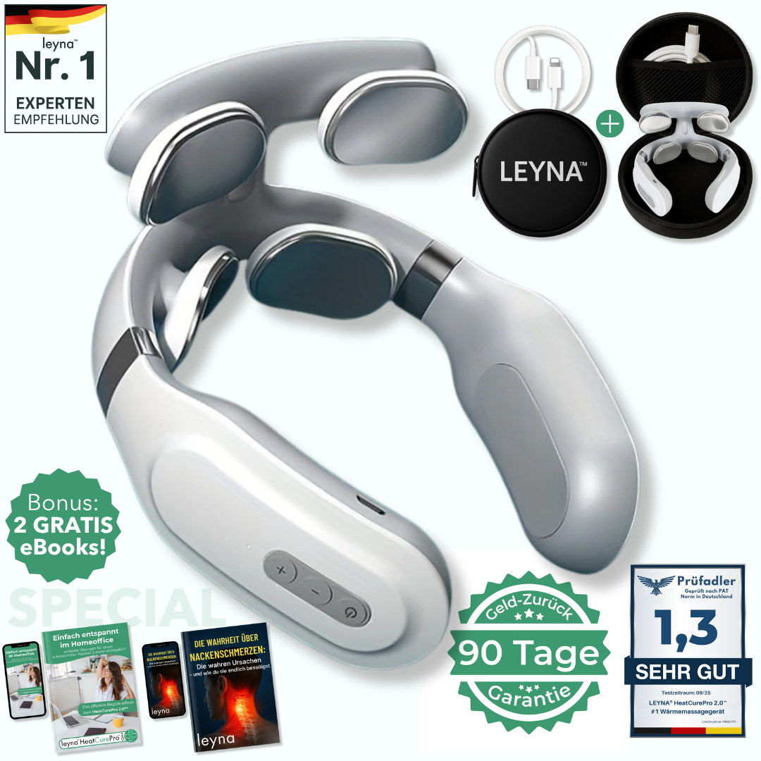 HeatCurePro 2.0 – Professionelle Tiefenwärme-Massage für deinen Nacken
