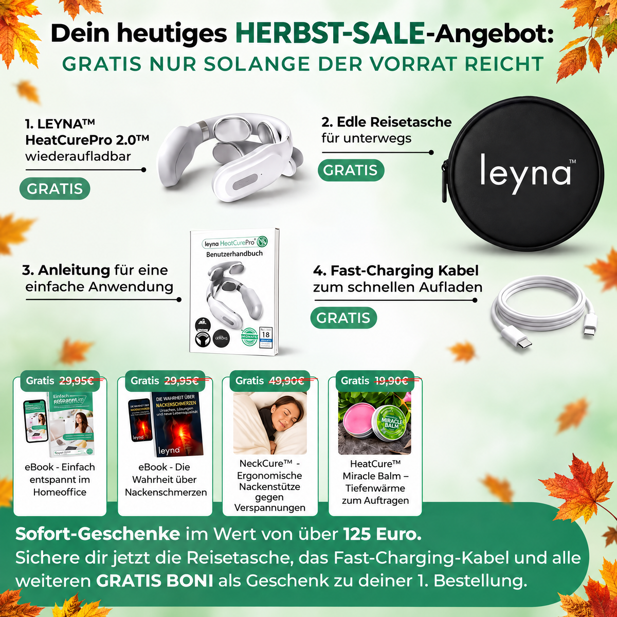 HeatCurePro 2.0 – Professionelle Tiefenwärme-Massage für deinen Nacken