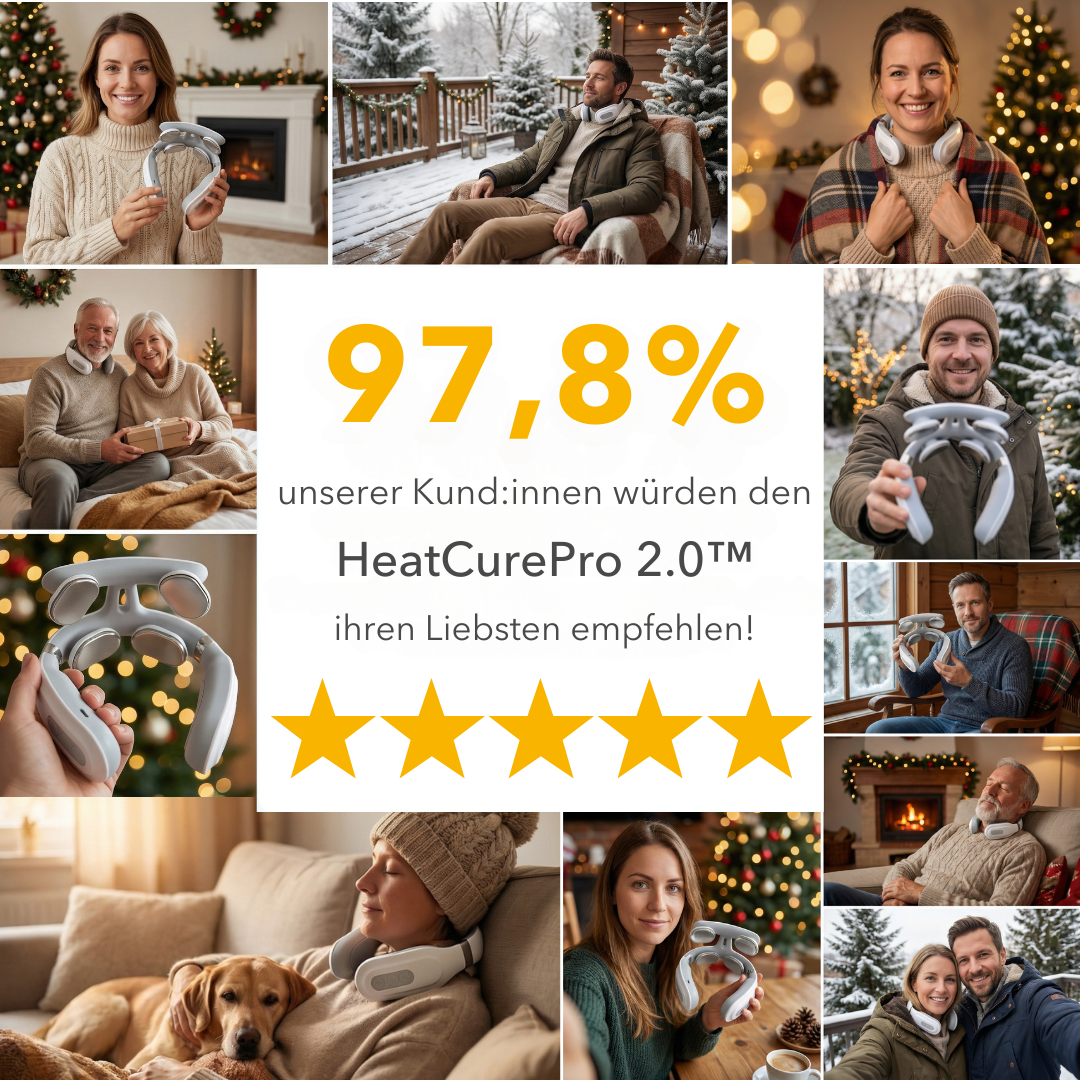 HeatCurePro 2.0™ – Professionelle Tiefenwärme-Massage für deinen Nacken