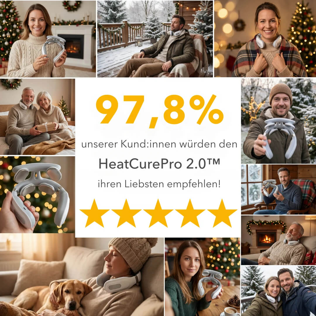 HeatCurePro 2.0 – Professionelle Tiefenwärme-Massage für deinen Nacken