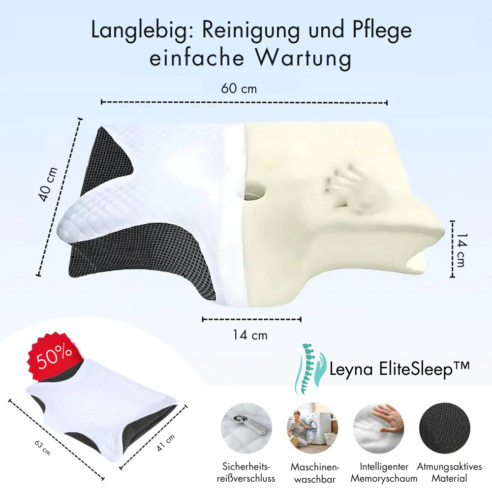 Leyna EliteSleep™ - Ergo-Kissen