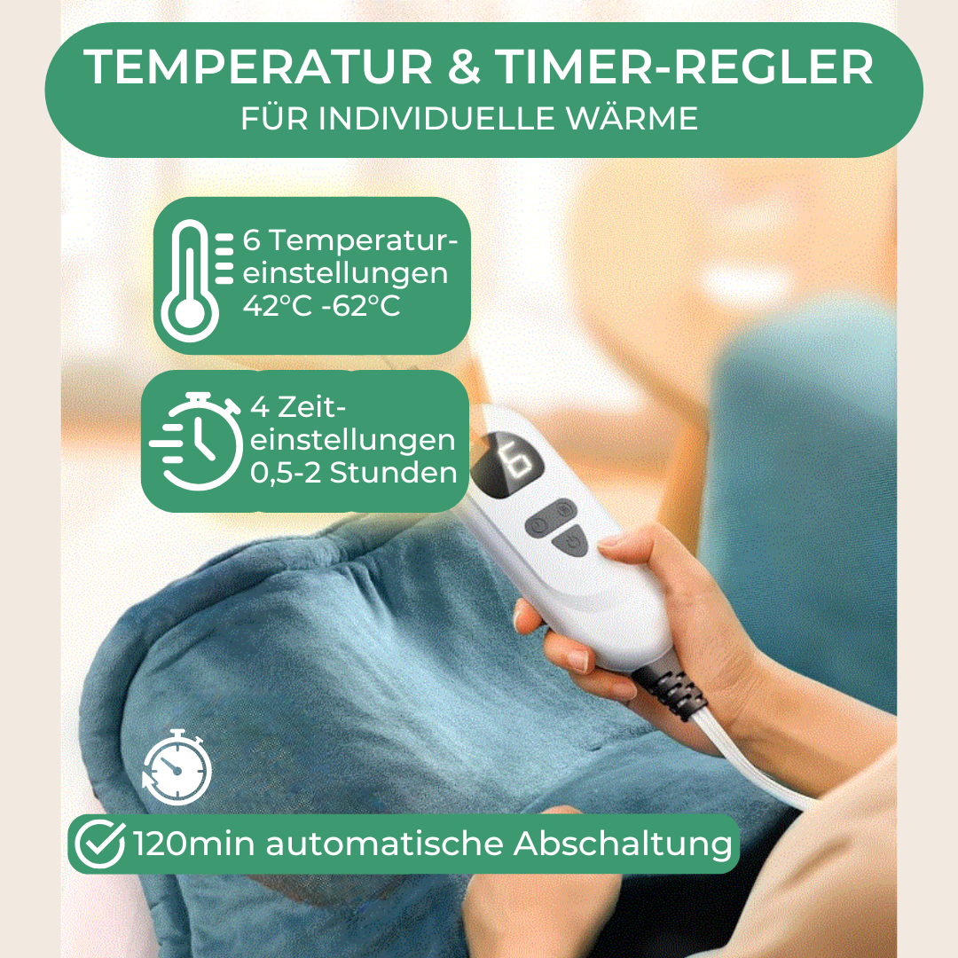 HeatCure Aura™ – Ergonomisches Heizkissen für Entspannung, Erholung & Wohlbefinden