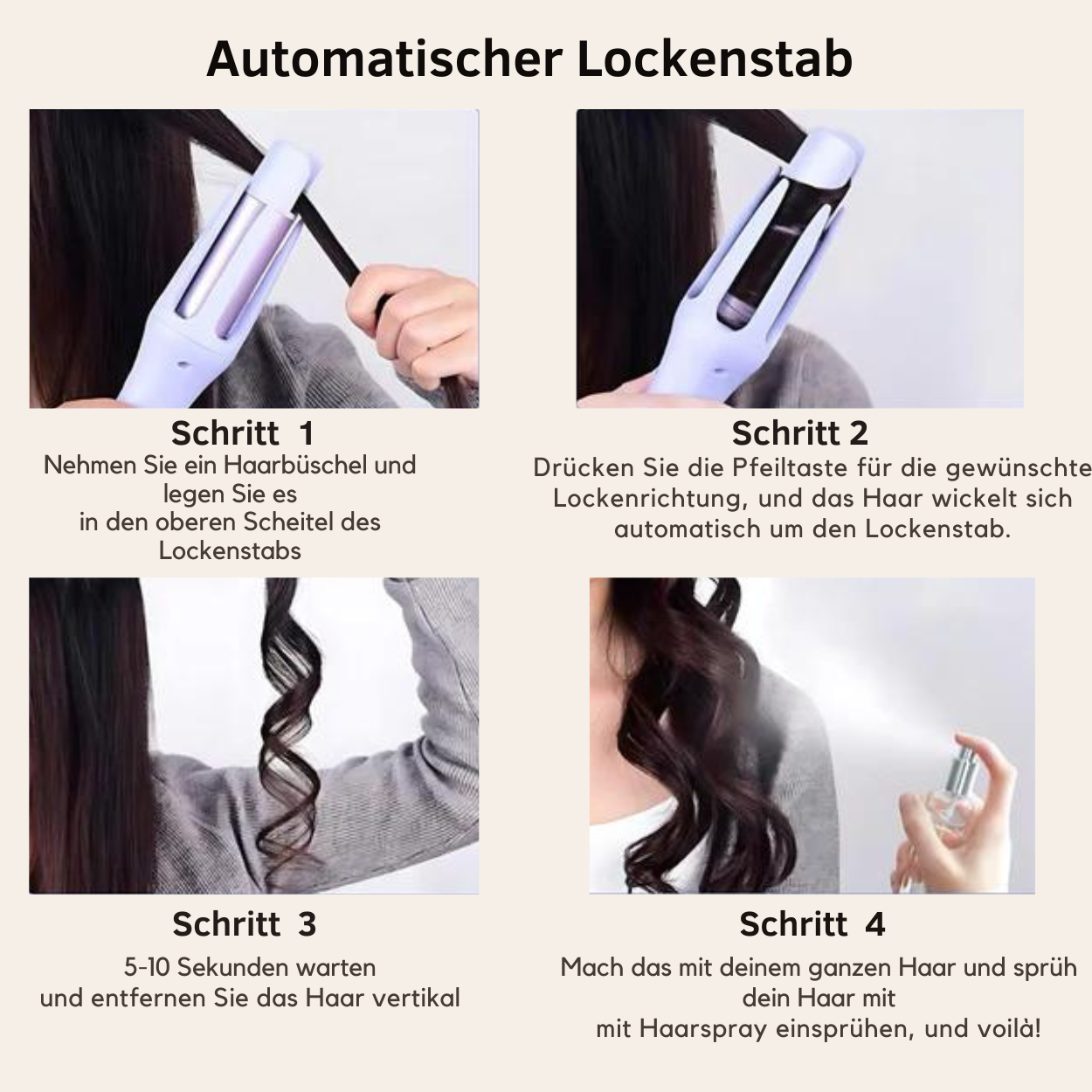 Leyna Lockify™ - Leicht, sicher, perfekt – für traumhafte Locken