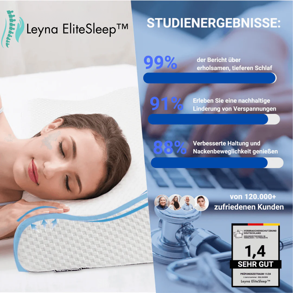 Leyna EliteSleep™ - Ergo-Kissen