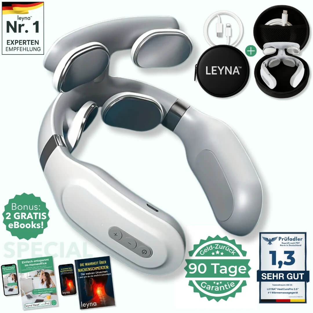 HeatCurePro 2.0 – Professionelle Tiefenwärme-Massage für deinen Nacken