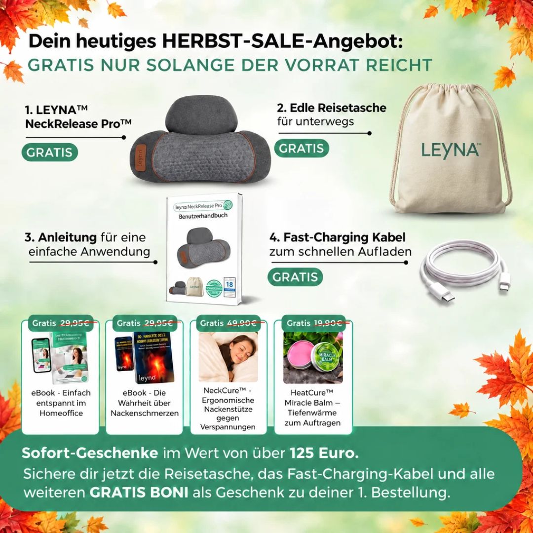 NeckRelease Pro™ - Adaptive 3-Phasen-Nackenentlastung